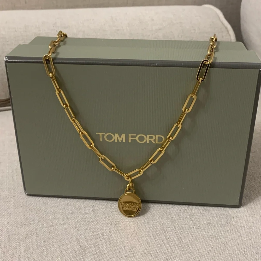 New TOM FORD Brass Body Chain